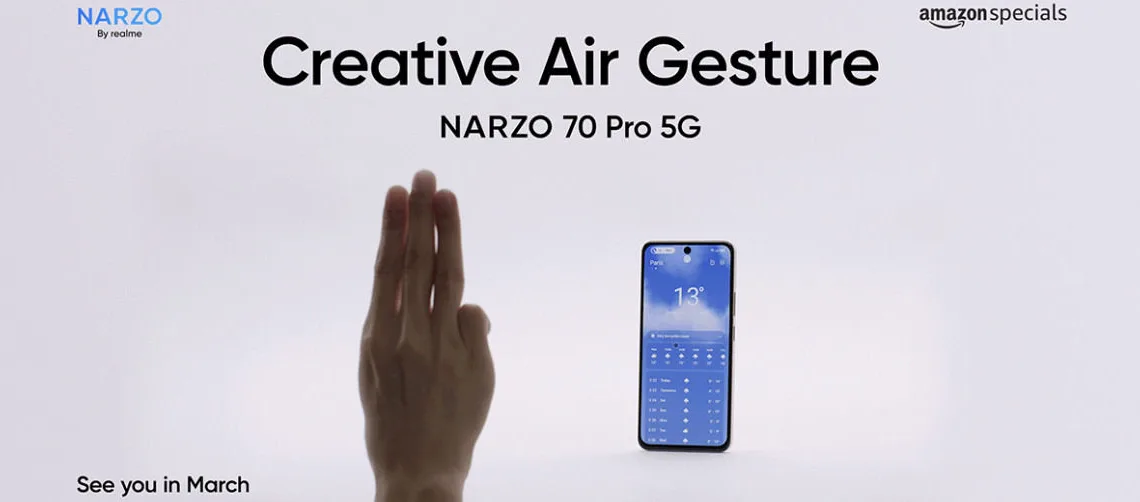Realme Narzo 70 Pro 5G will feature creative air gestures
